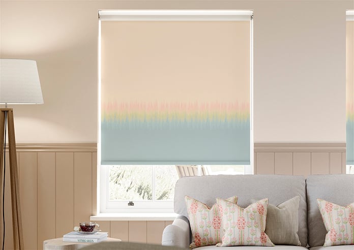 Petal & Block Monsoon Mist, Dhara - Twist & Fit Roller Blind - Image 3
